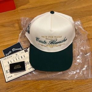 Brand New Carte Blanche ‘Paid for Daily’ hat